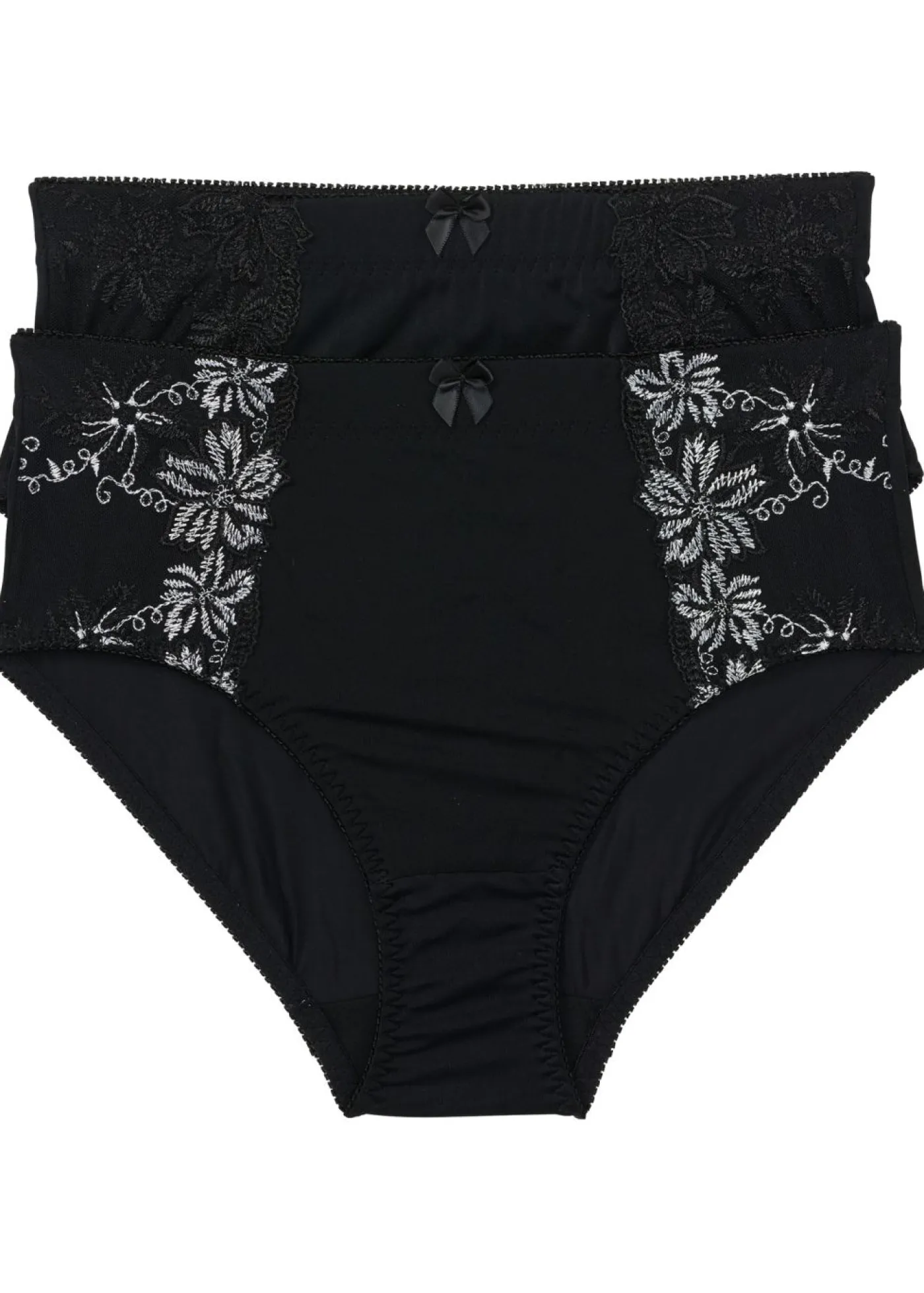 Mujer bonprix bonprix Braguita moldeadora con bordado (2 piezas)