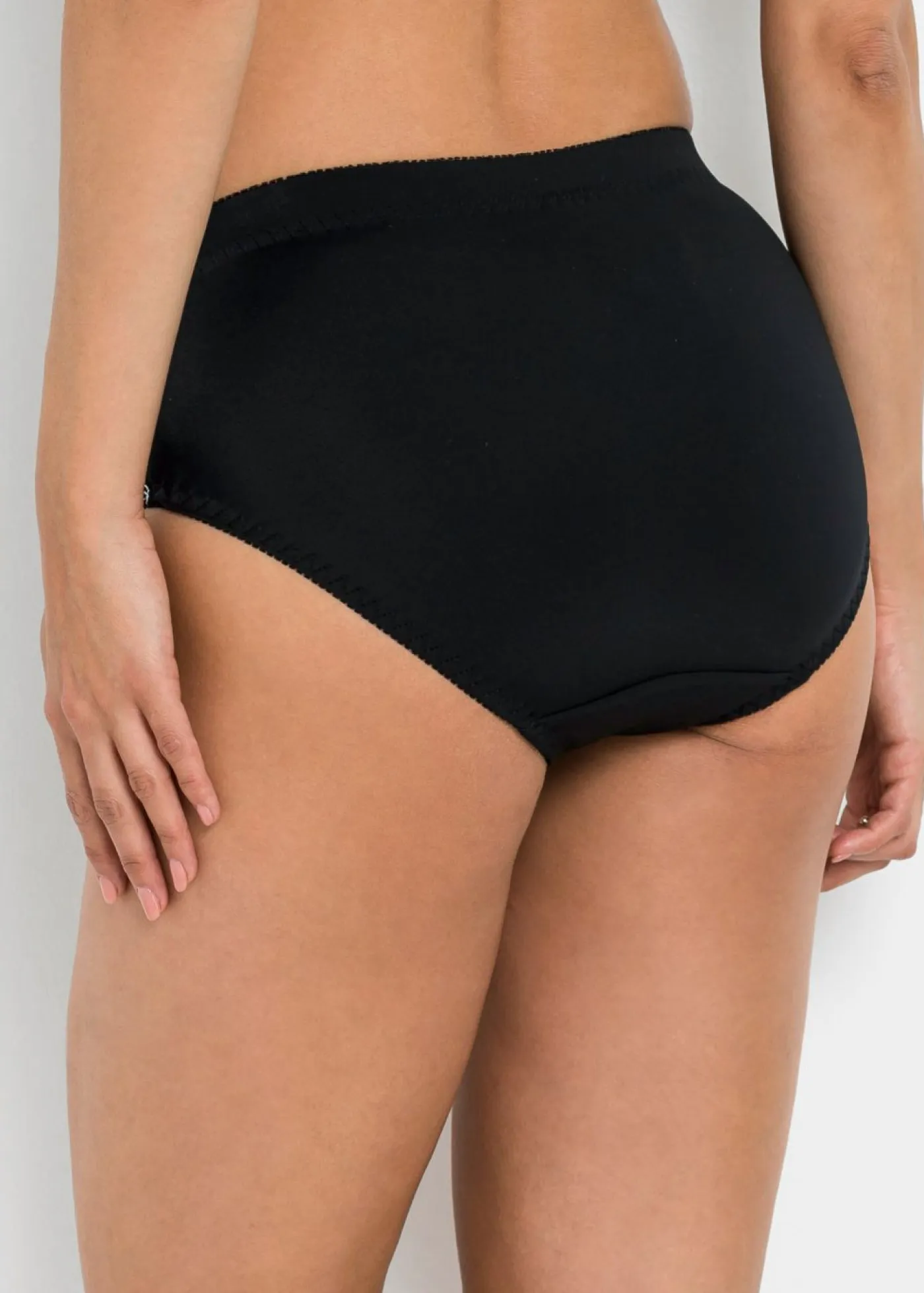 Mujer bonprix bonprix Braguita moldeadora con bordado (2 piezas)