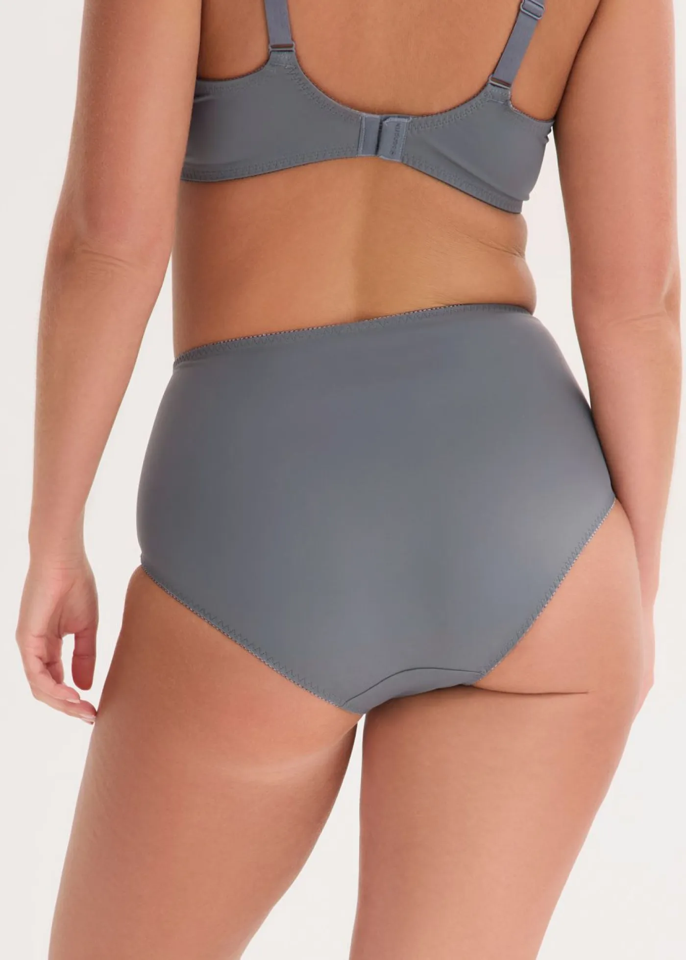 bonprix bonprix Lencería|Bragas>Braguita moldeadora con bordado delicado Gris granito