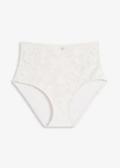 bonprix bonprix Ropa Interior Moldeadora|Bragas>Braguita moldeadora con efecto moldeador medio Blanco lana