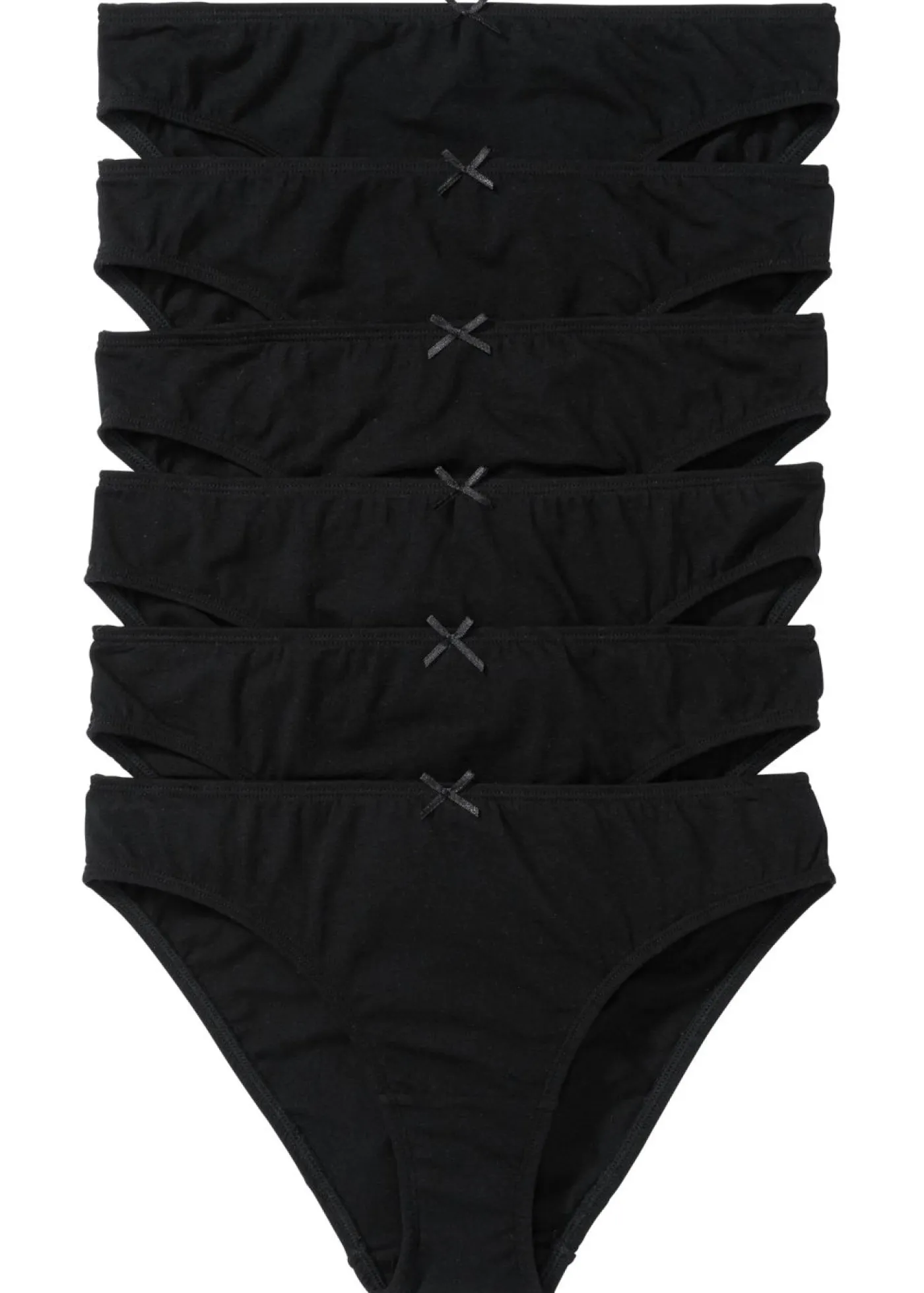 bonprix bonprix Ropa Interior De Algodón|Básicos>Braguitas (6 unidades) Negro