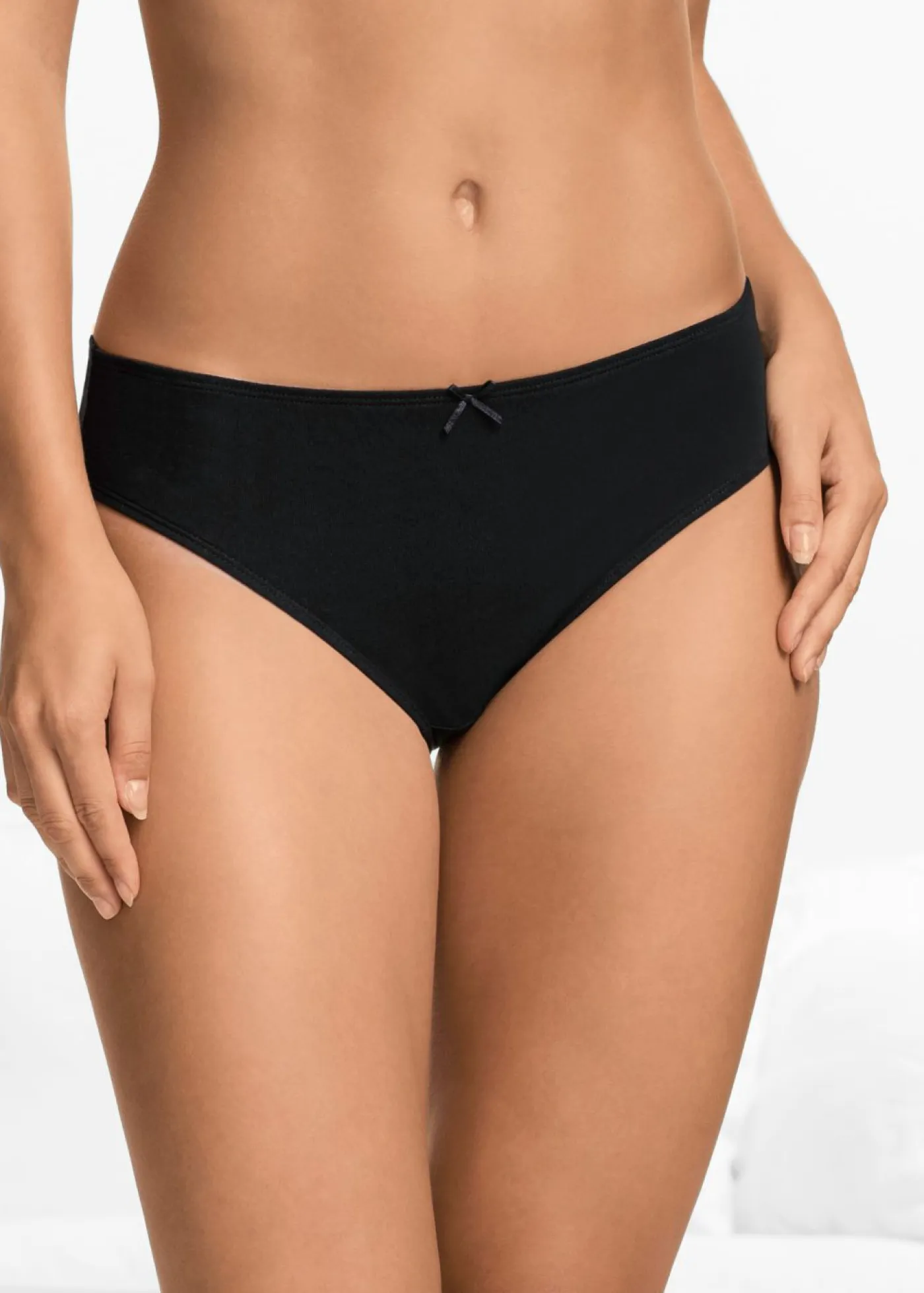 bonprix bonprix Ropa Interior De Algodón|Básicos>Braguitas (6 unidades) Negro