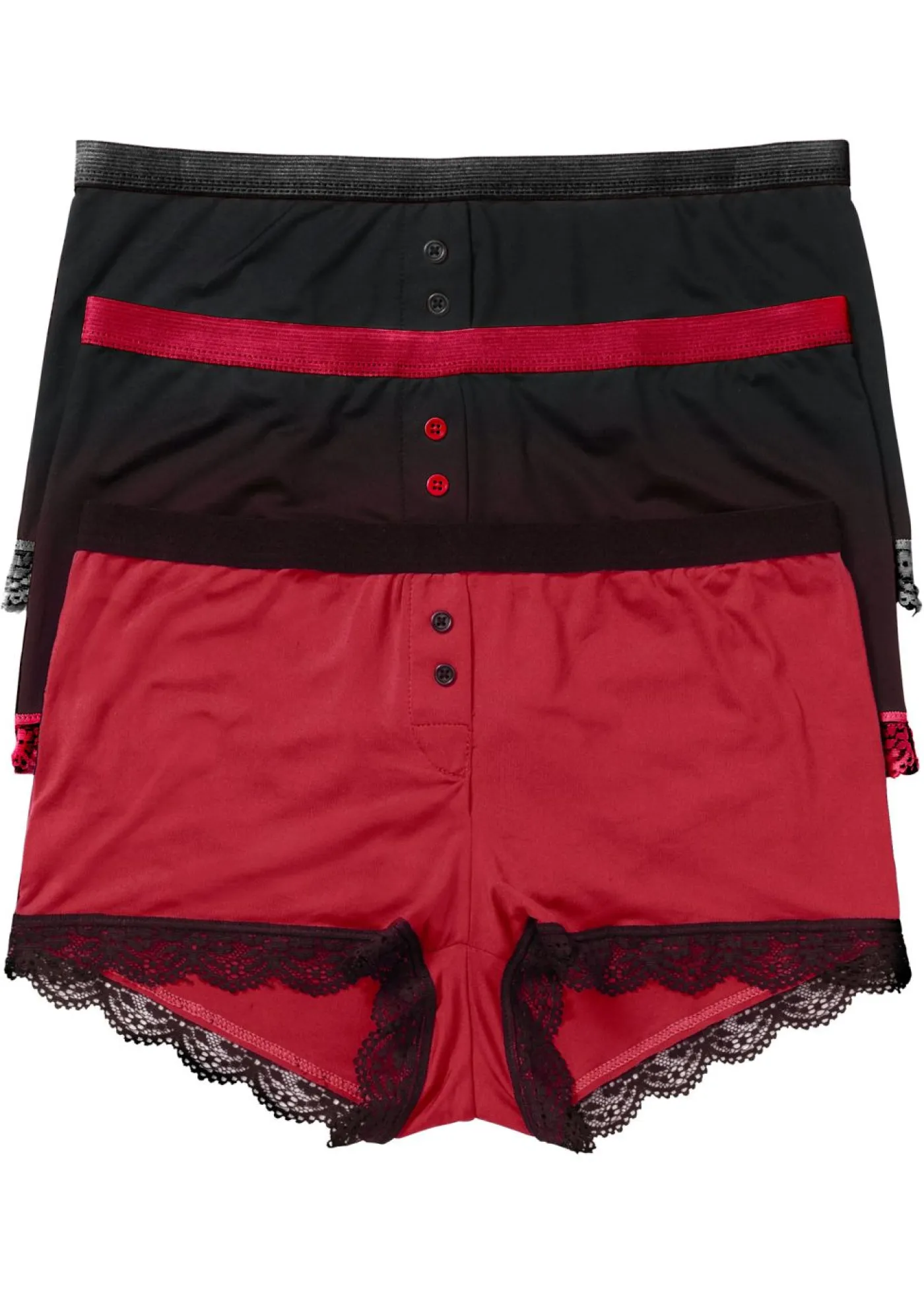 Mujer bonprix bonprix Braguitas bóxer de microfibra para mujer (3 unidades)