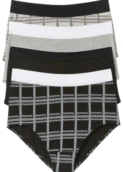 Mujer bonprix bonprix Braguitas de talle alto con algodón orgánico (4 unidades)