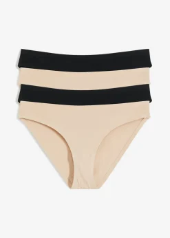 Mujer bonprix bonprix Braguitas sin marcas visibles de algodón orgánico (4 unidades)