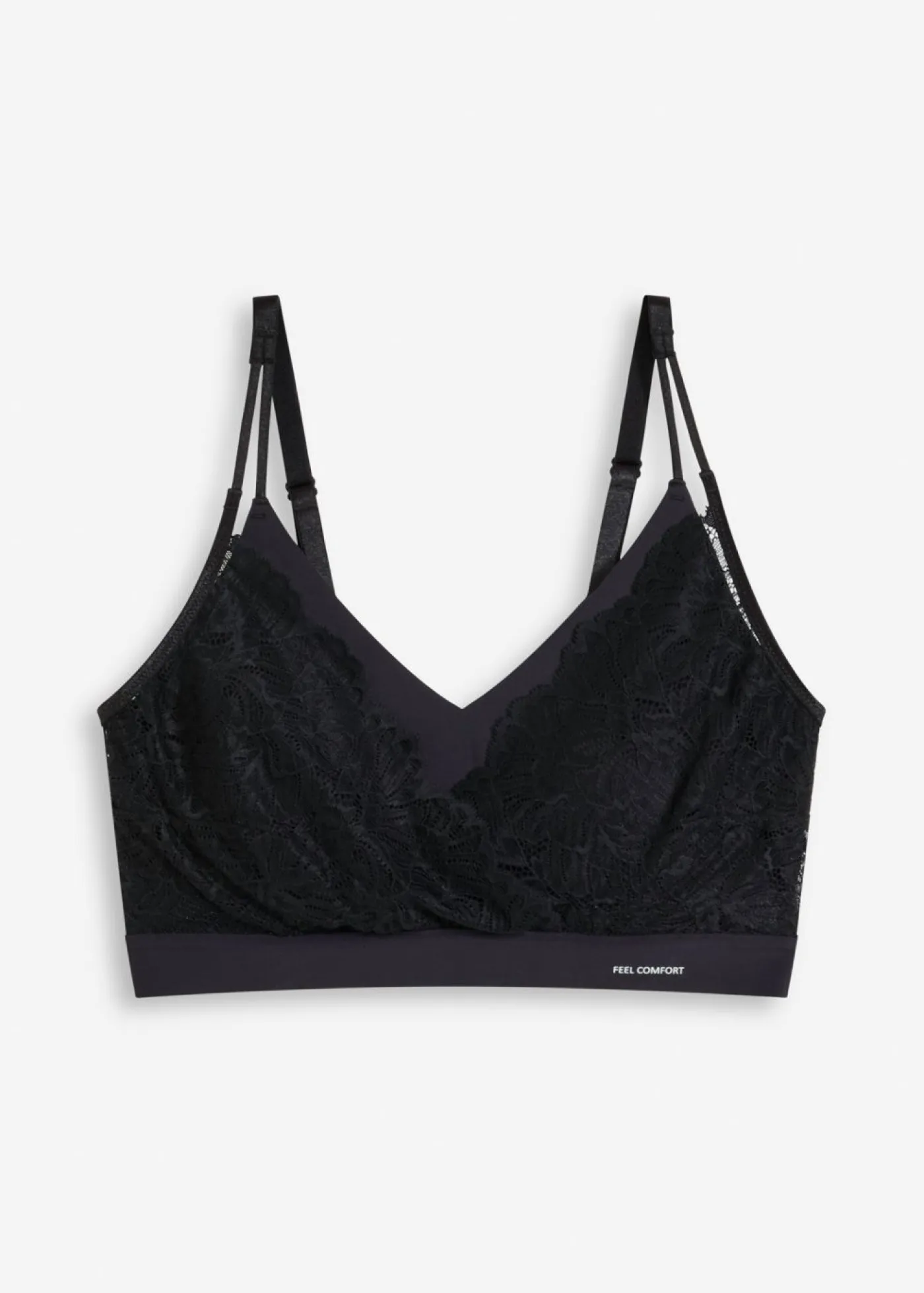 bonprix bonprix Sin Costuras|Básicos>Bralette acolchado Feel Comfort Seamless Negro