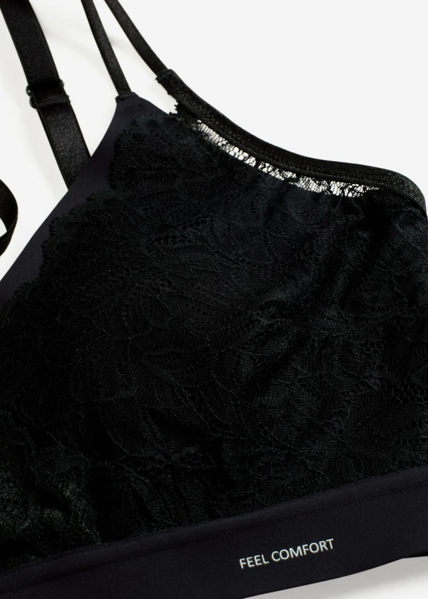 bonprix bonprix Sin Costuras|Básicos>Bralette acolchado Feel Comfort Seamless Negro