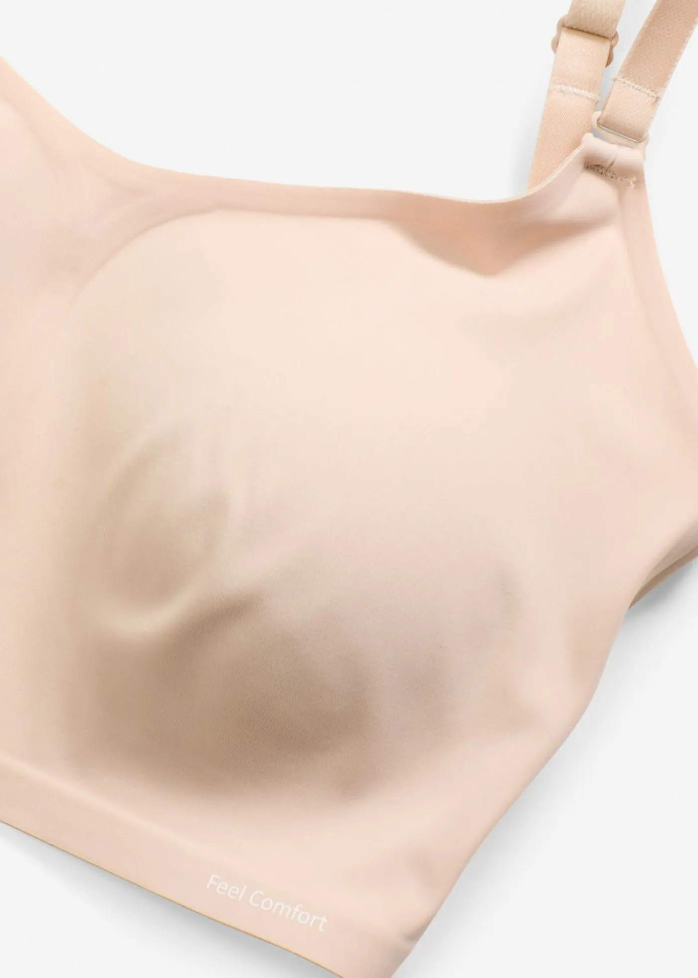 bonprix bonprix Básicos|Sujetadores>Bralette acolchado Feel Comfort multiposiciones sin costuras Beige mate