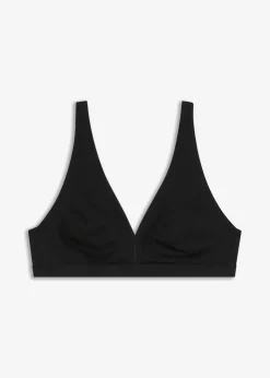 bonprix bonprix Ropa Interior De Algodón|Sujetadores>Bralette de algodón orgánico sin aros Negro