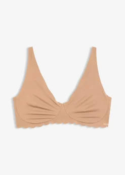 bonprix bonprix Sin Costuras|Sujetadores>Bralette Feel Comfort con corte láser Batido de chocolate