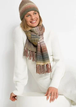 Mujer bonprix bonprix Bufanda y gorro (2 piezas)