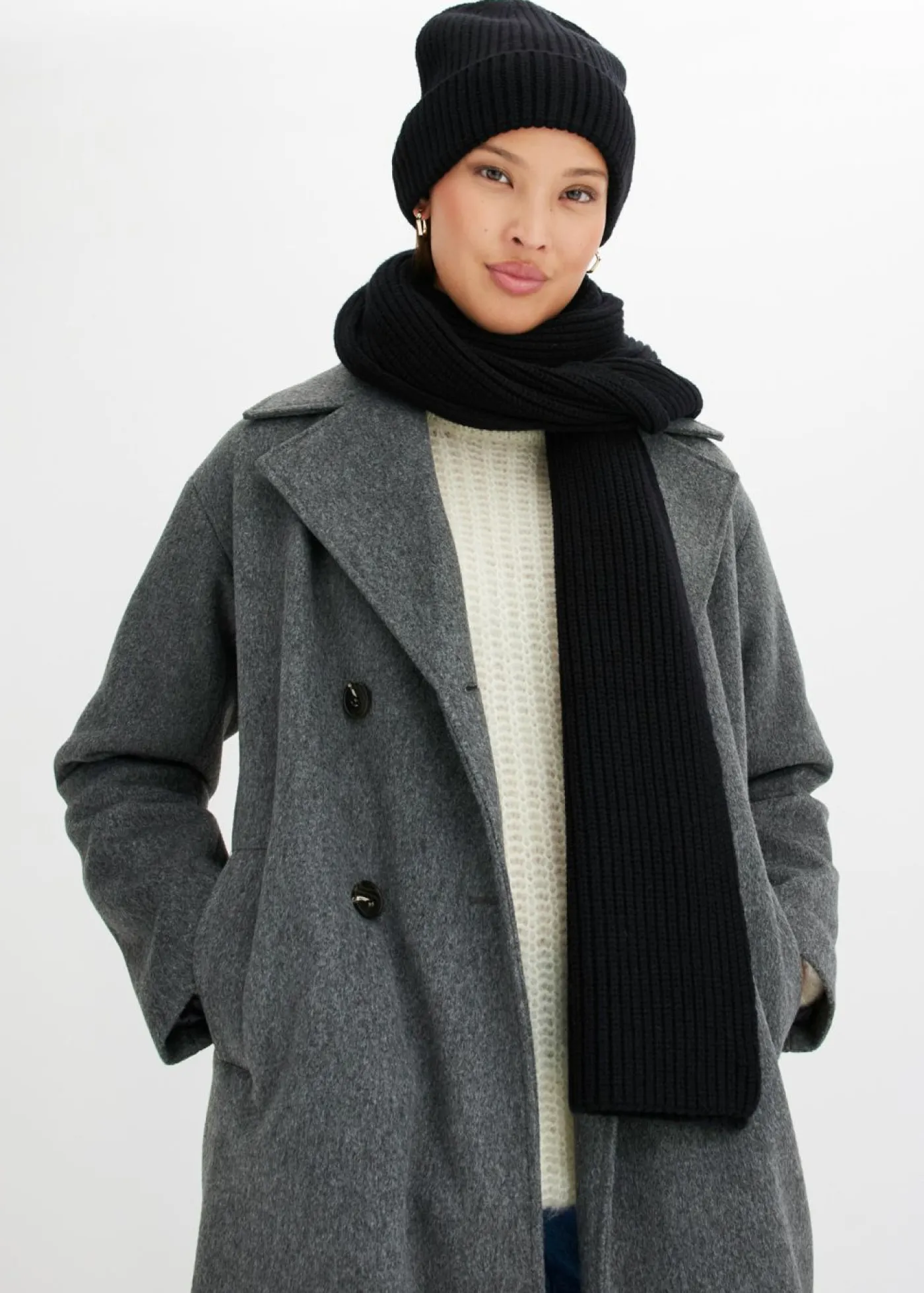 Mujer bonprix bonprix Bufanda y gorro (conjunto de 2 piezas)