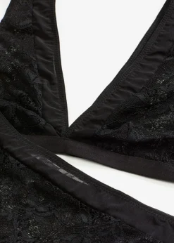 Mujer bonprix bonprix Bustier + tanga de talle alto (2 piezas)