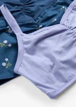 Niños bonprix bonprix Bustier con algodón orgánico suave (3 unidades)