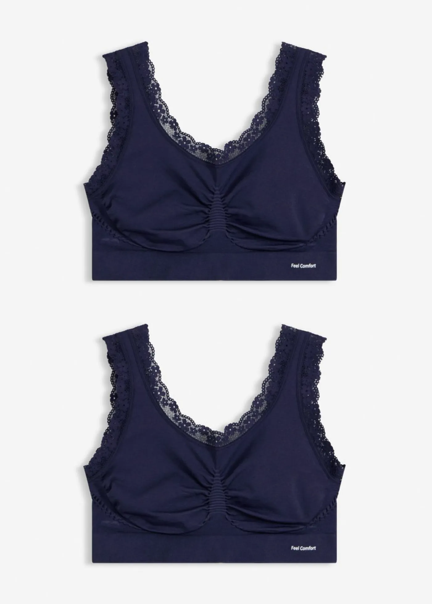 Mujer bonprix bonprix Bustier Feel Comfort sin costuras (2 unidades)