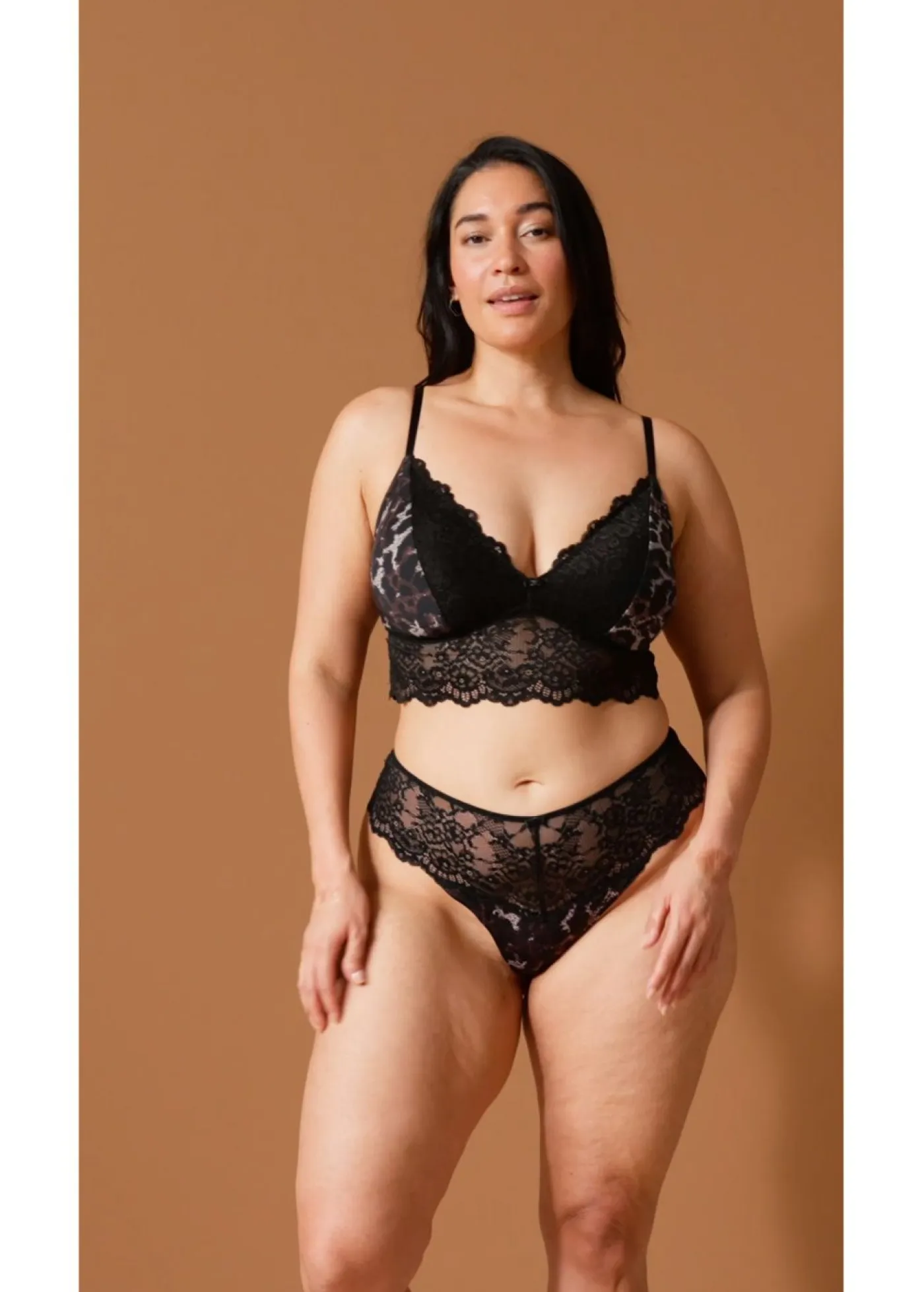 Mujer bonprix bonprix Bustier triangular con encaje