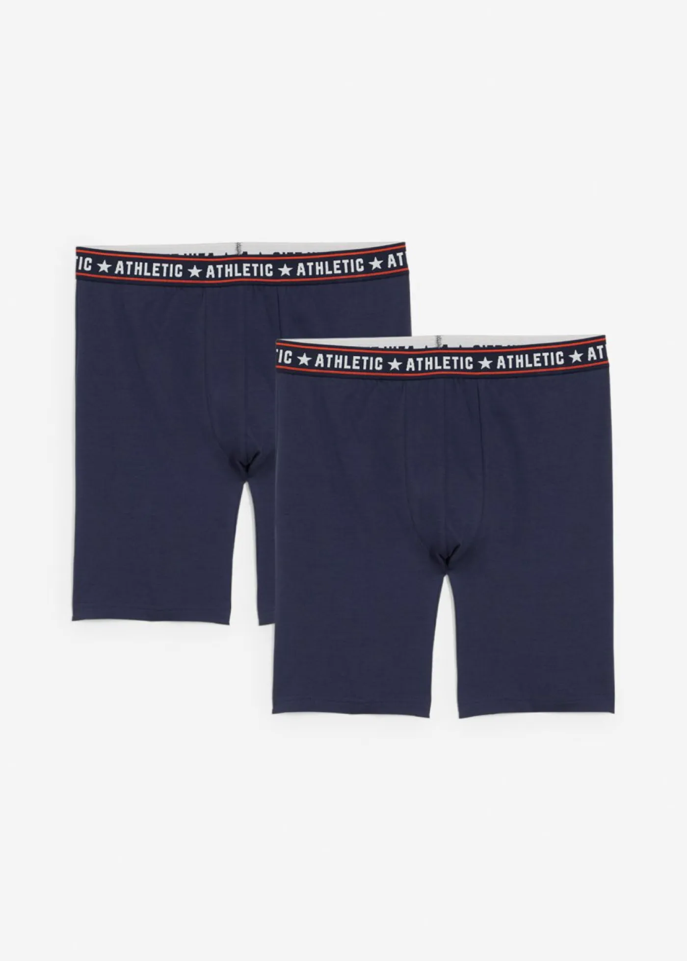 bonprix bonprix Bóxers|Ropa Interior·Bóxers>Bóxer ajustado, largo midi, con algodón (2 unidades) Azul marino