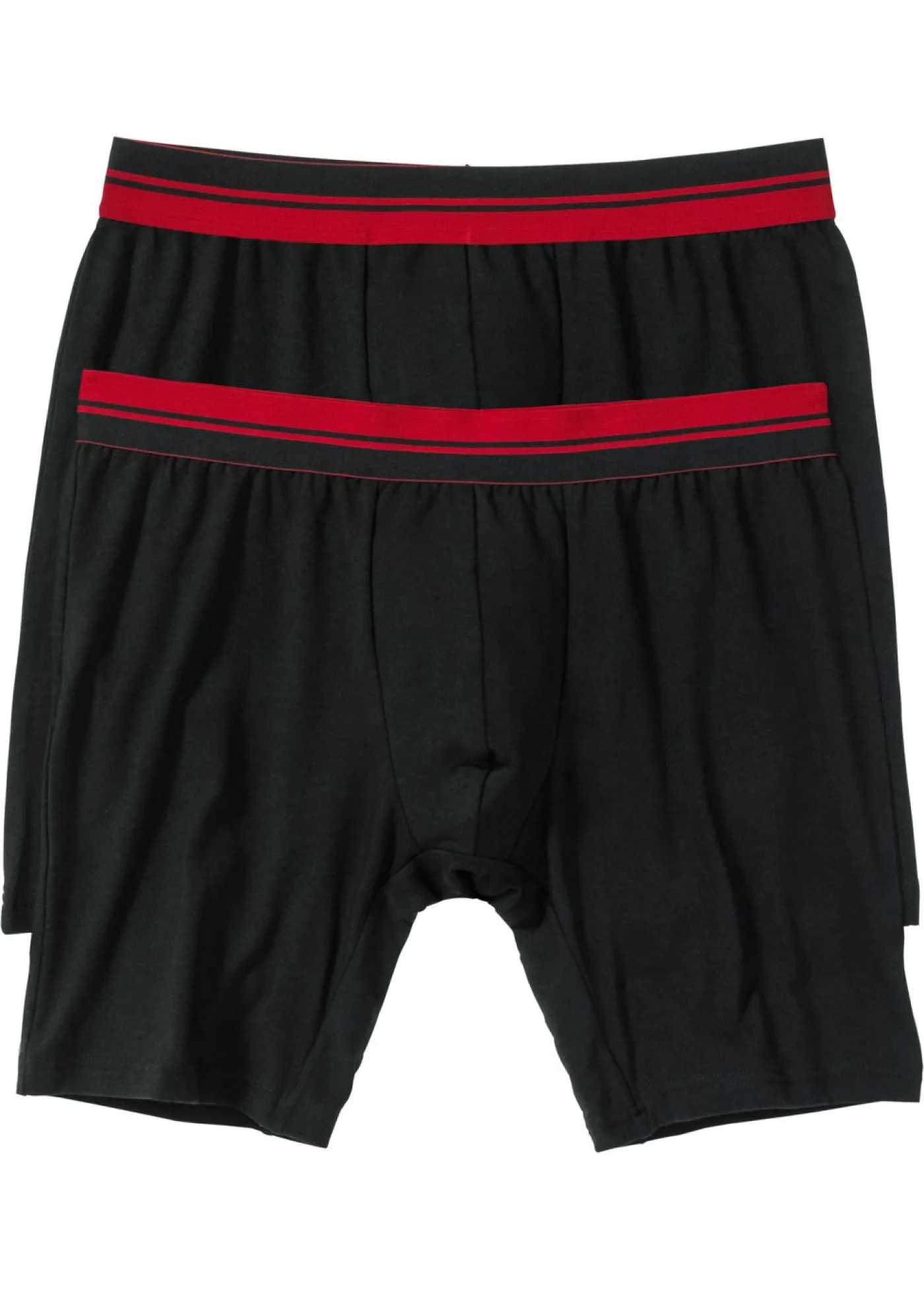 Hombre bonprix bonprix Bóxer largo ajustado con algodón (2 unidades)