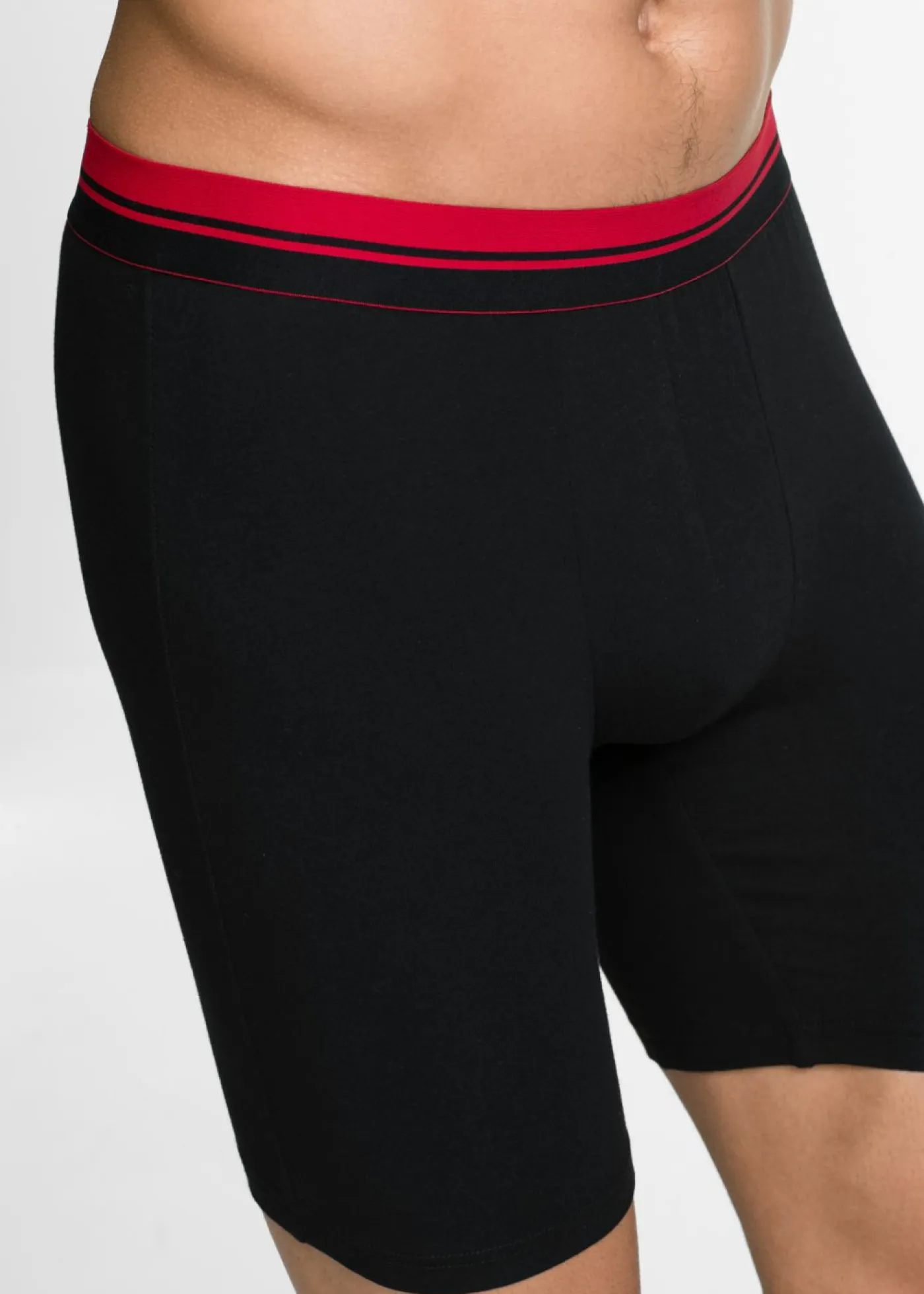 Hombre bonprix bonprix Bóxer largo ajustado con algodón (2 unidades)