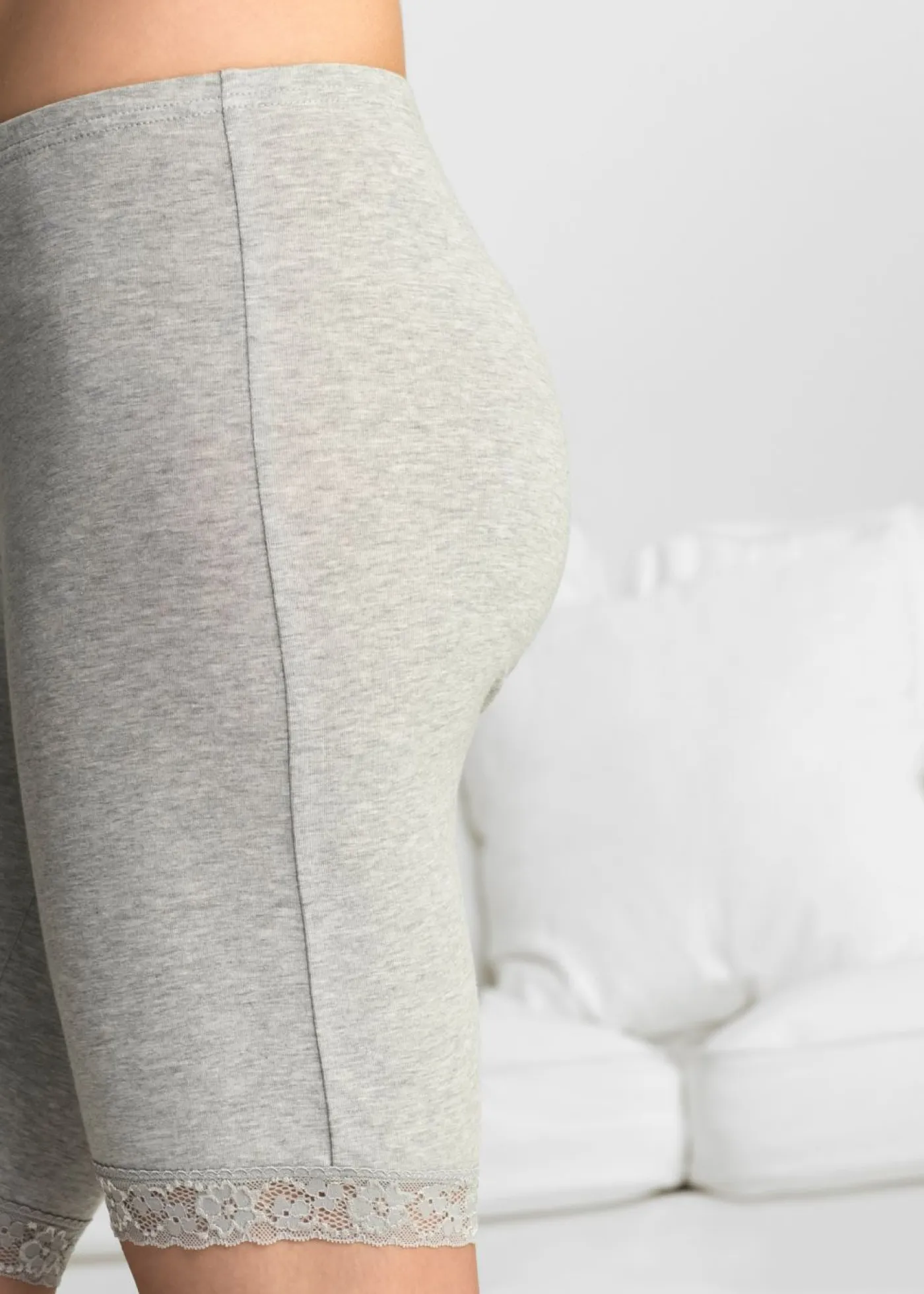 Mujer bonprix bonprix Bóxer largo con encaje para mujeres (3 unidades)