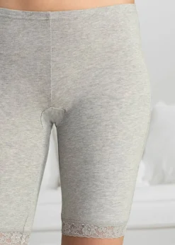 Mujer bonprix bonprix Bóxer largo con encaje para mujeres (3 unidades)