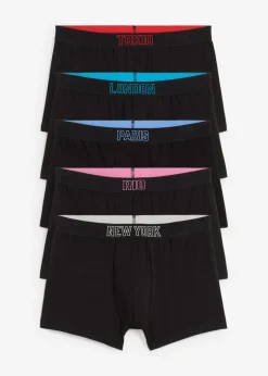 Hombre bonprix bonprix Bóxers ajustados de algodón (5 unidades)