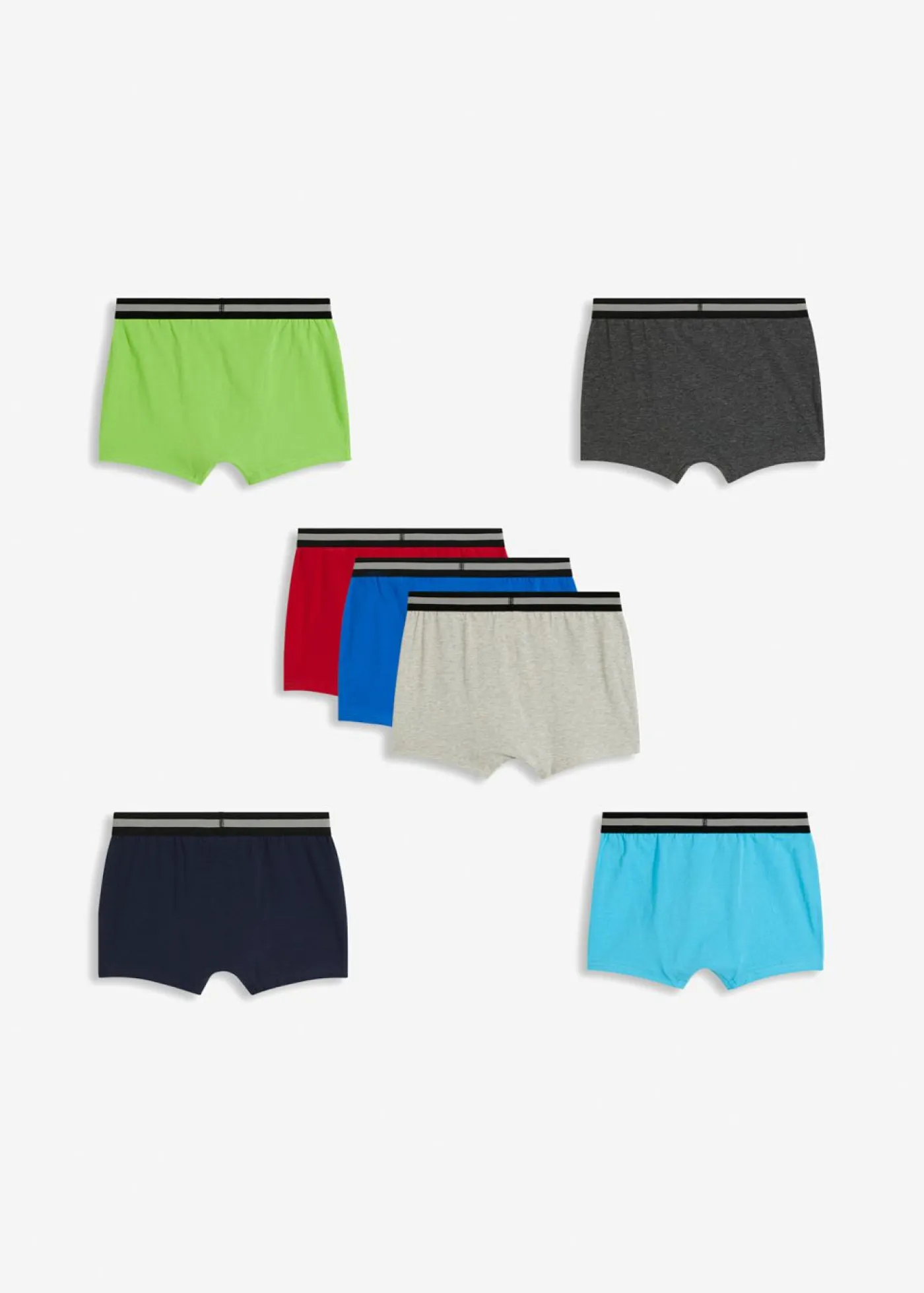 Niños bonprix bonprix Bóxers con algodón suave (7 unidades)