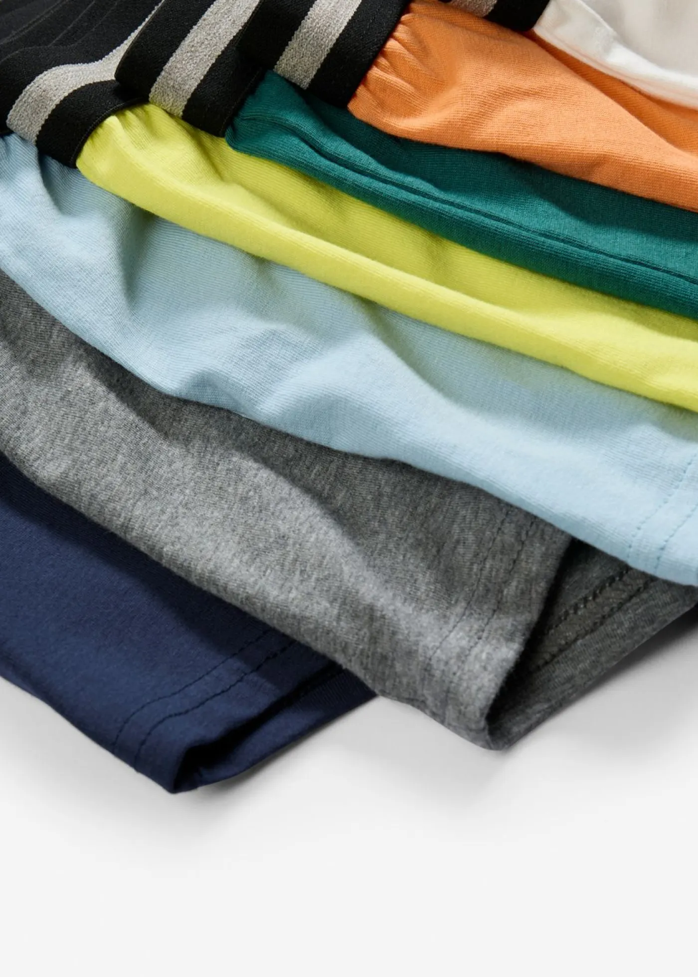 bonprix bonprix Multipack|Niño·Calzoncillos, Bóxers Y Camisetas Interiores>Bóxers con algodón suave (7 unidades) Nectarina + petróleo azul + gris jaspeado