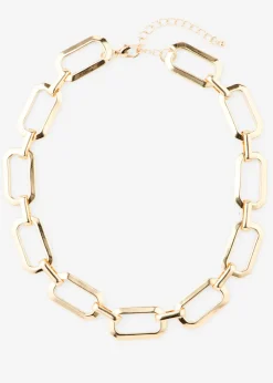 bonprix bonprix Complementos Temáticos·Accesorios Elegantes|Joyería>Cadena con elementos modernos oro metálico