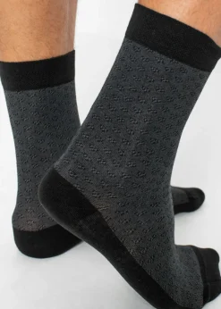 bonprix bonprix Medias|Ropa Interior·Calcetines>Calcetines con dobladillo antipresión (5 pares) Negro