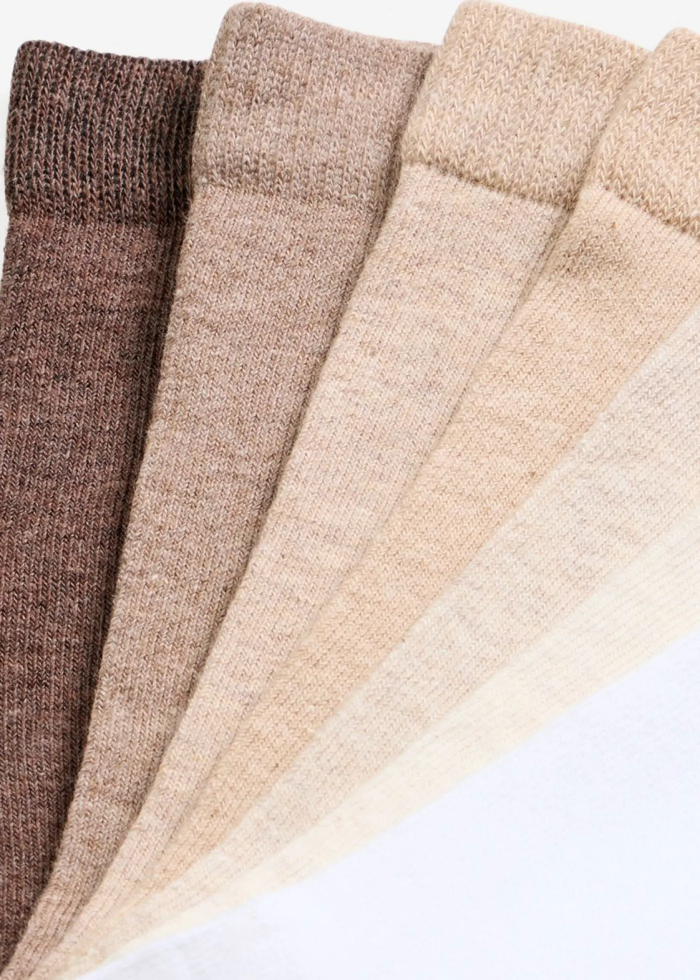 bonprix bonprix Multipack|Niño·Calcetines>Calcetines de algodón orgánico (10 unidades) Marrón + blanco + beige