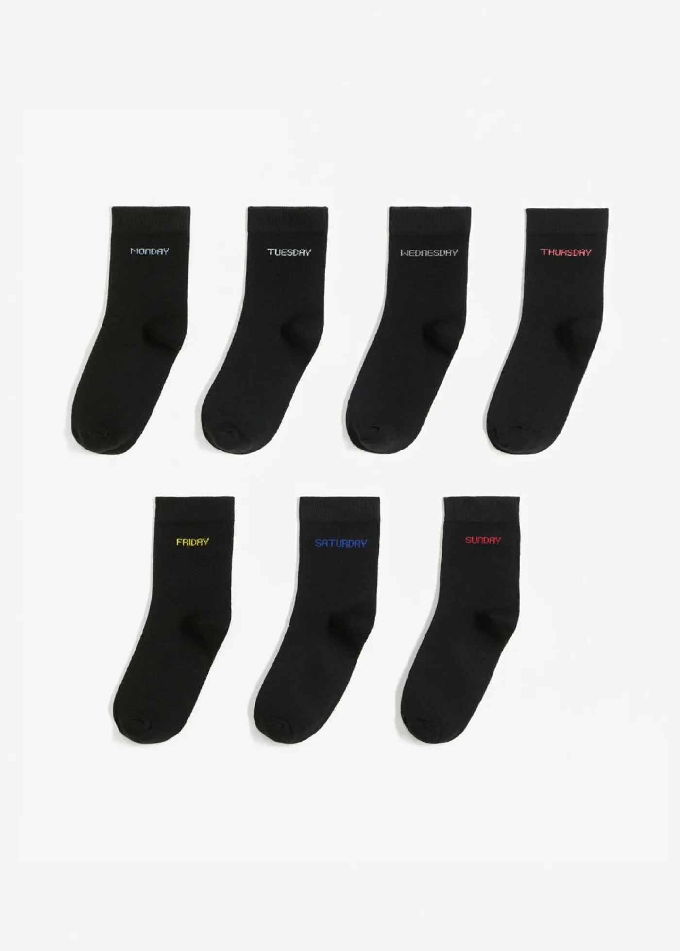 Mujer bonprix bonprix Calcetines de algodón orgánico (7 pares)