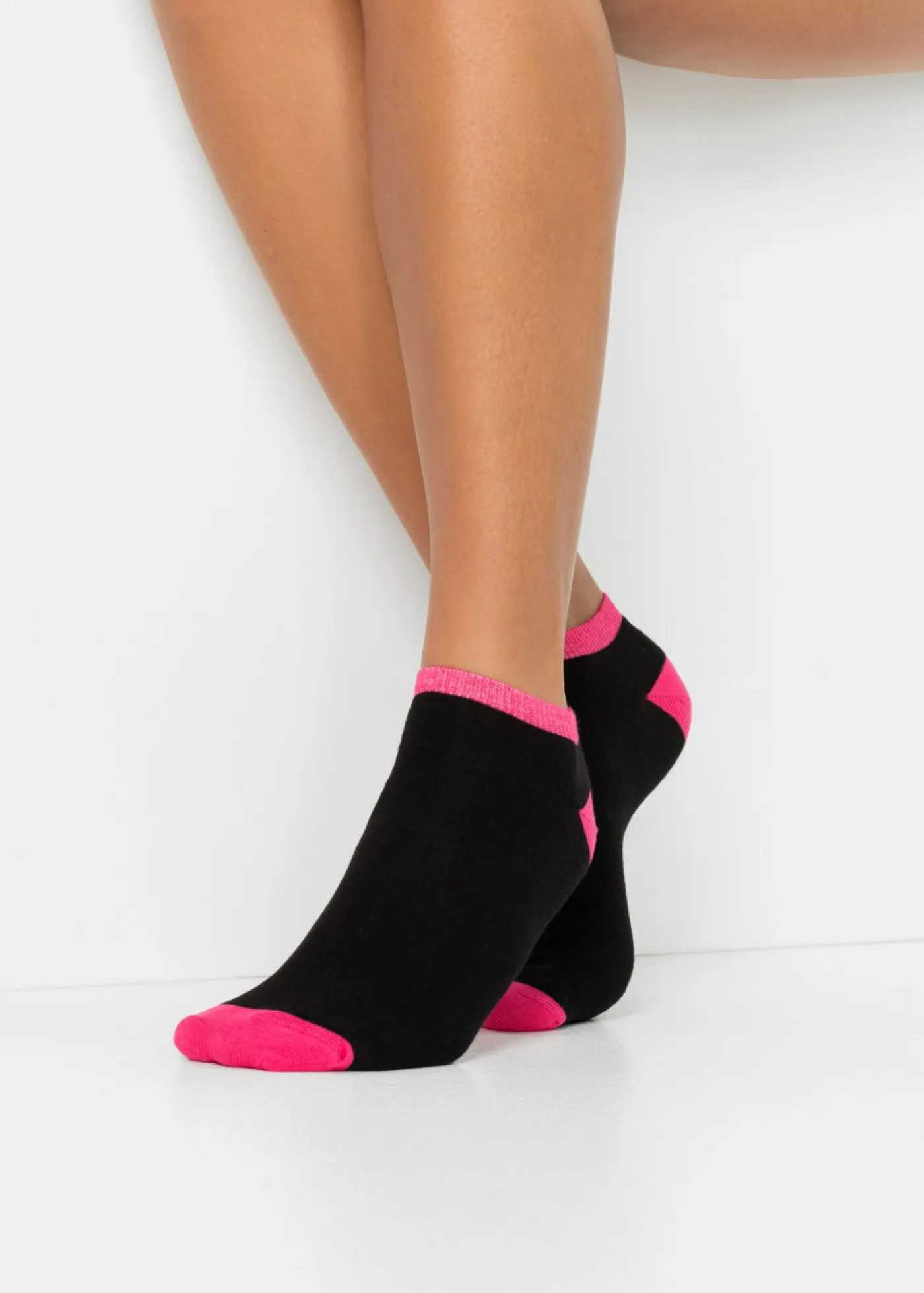 bonprix bonprix Multipack|Niño·Calcetines>Calcetines deportivos de algodón orgánico (8 pares) Negro multicolor