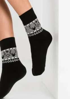 Mujer bonprix bonprix Calcetines térmicos unisex (paquete de 4 unidades)