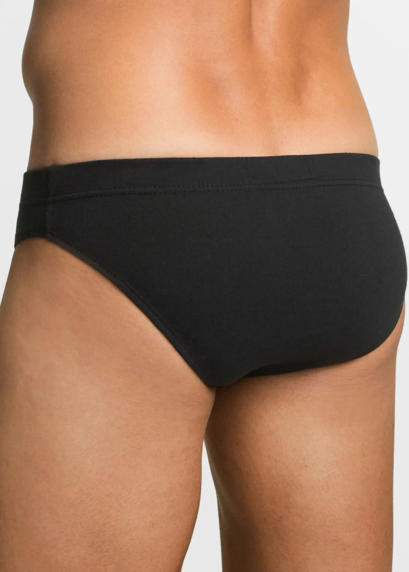 bonprix bonprix Slips|Ropa Interior·Calzoncillos>Calzoncillo de algodón suave (5 unidades) colores oscuros-negro