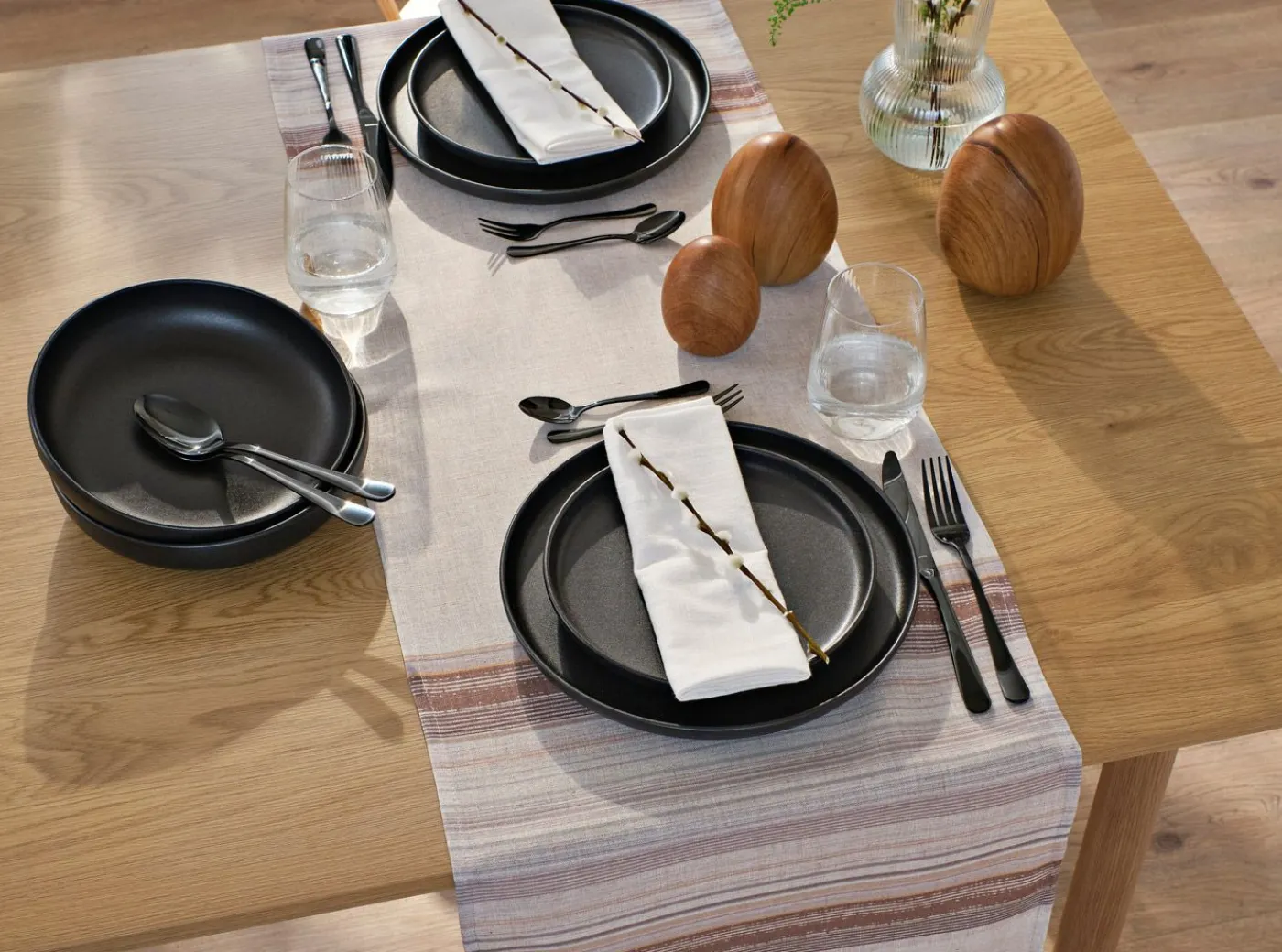 bonprix bonprix Camino de mesa con mezcla de lino