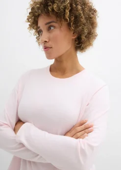 Mujer bonprix bonprix Camisa de algodón orgánico con manga larga