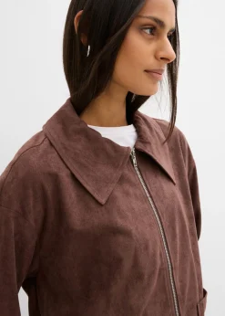 Mujer bonprix bonprix Camisa de ante sintético