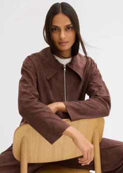 Mujer bonprix bonprix Camisa de ante sintético