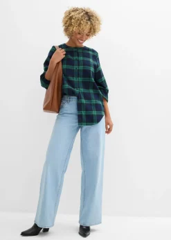 Mujer bonprix bonprix Camisa de franela de algodón puro