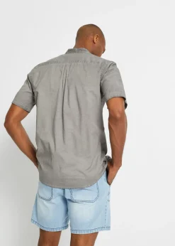 Hombre bonprix bonprix Camisa de manga corta con aspecto lavado