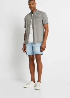 Hombre bonprix bonprix Camisa de manga corta con aspecto lavado