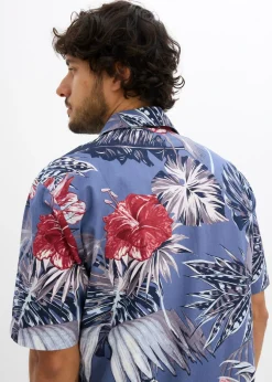 Hombre bonprix bonprix Camisa de manga corta de algodón puro