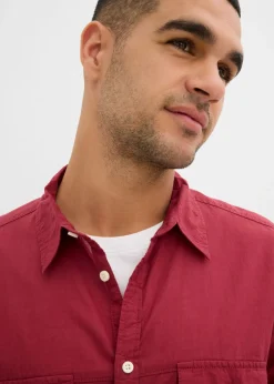 Hombre bonprix bonprix Camisa de manga corta de algodón puro