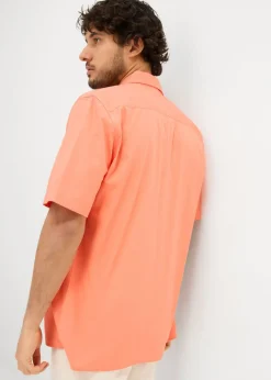 Hombre bonprix bonprix Camisa de manga corta de algodón puro