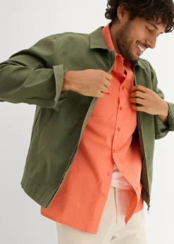 Hombre bonprix bonprix Camisa de manga corta de algodón puro