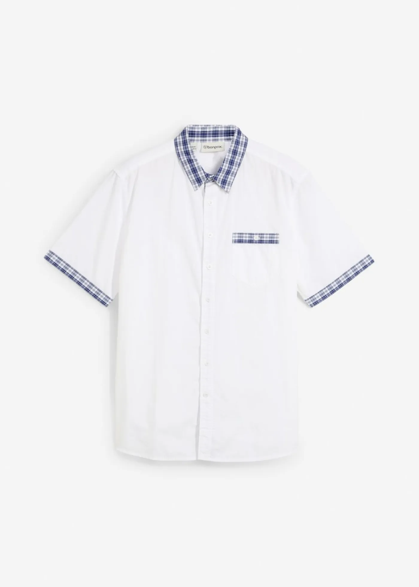 Hombre bonprix bonprix Camisa de manga corta de algodón puro