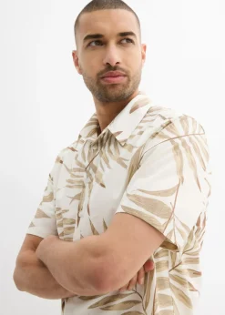 Hombre bonprix bonprix Camisa de manga corta de algodón orgánico puro