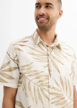 Hombre bonprix bonprix Camisa de manga corta de algodón orgánico puro