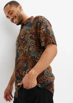 Hombre bonprix bonprix Camisa de manga corta de viscosa